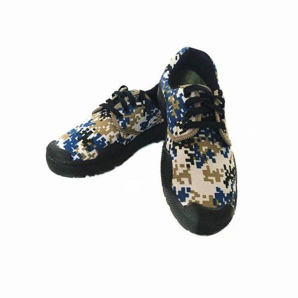 迷彩軍訓(xùn)膠鞋